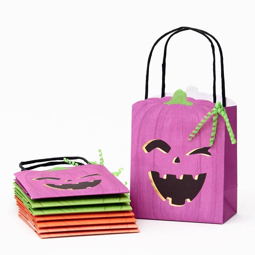 Jack-O-Lantern Pumpkin Treat Bags - Image 2