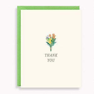 Miniature Bouquet Thank You Stationery Set