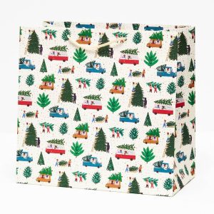 Christmas Tree Lot Large Gift Bag