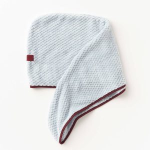 Plush Towel Hair Wrap - Blue