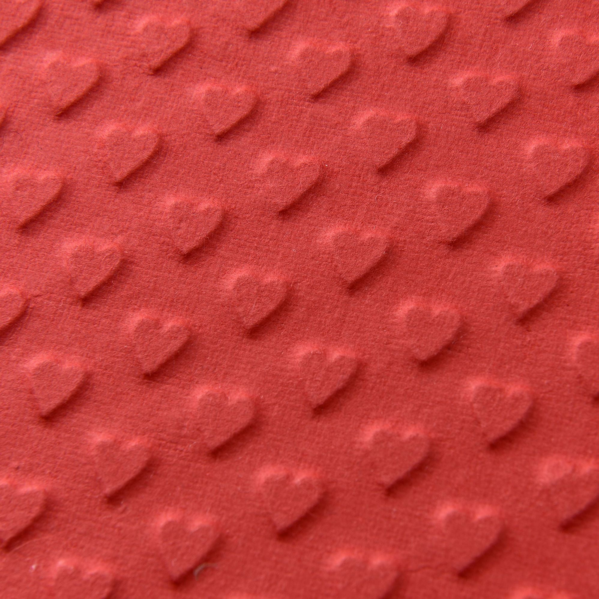 Red Heart Embossed Handmade Paper - Image 3