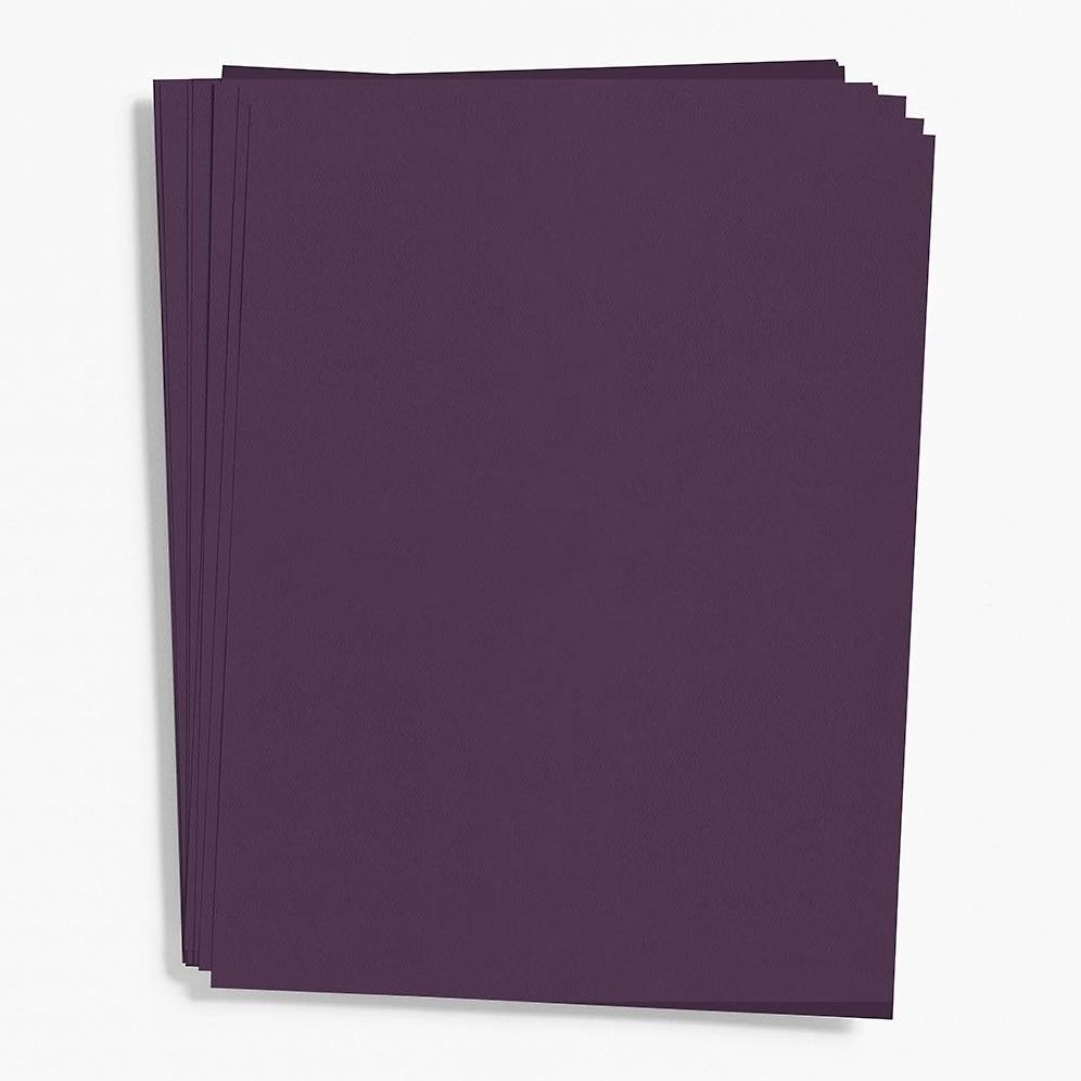 Aubergine Paper 8.5 x 11