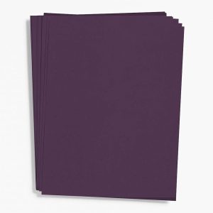 Aubergine Card Stock 8.5 x 11