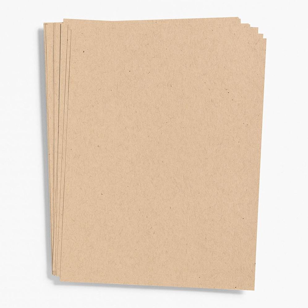 Paper Bag Card Stock 8.5 x 11 Bulk Pack