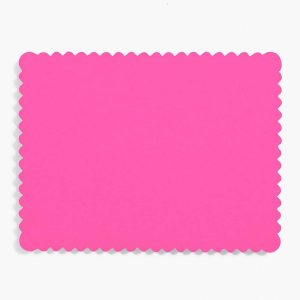Fuchsia A2 Scallop Note Cards