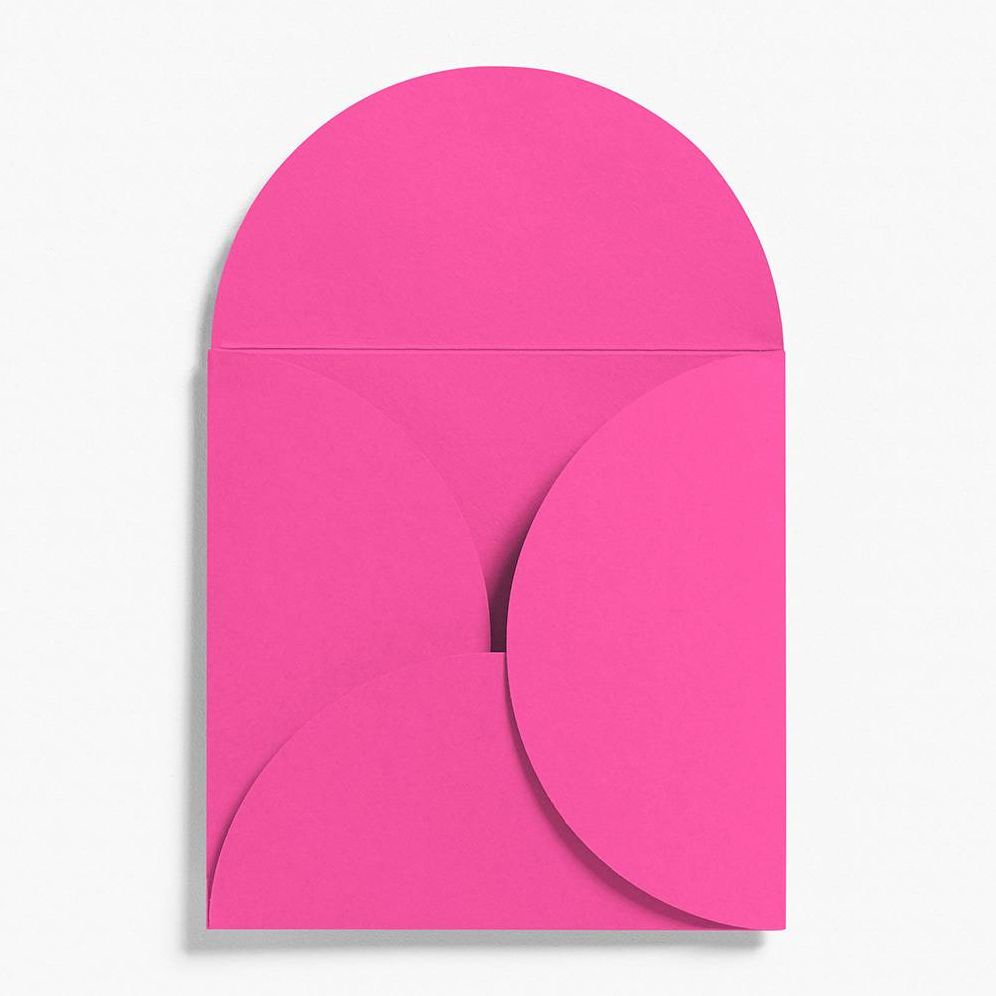 5.25 Square Fuchsia Petal Envelopes - Image 2