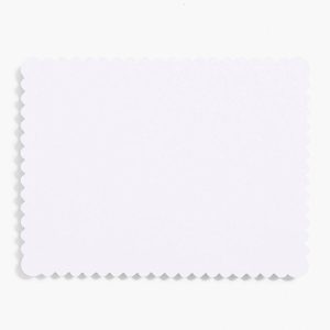 Pure White A2 Scallop Note Cards
