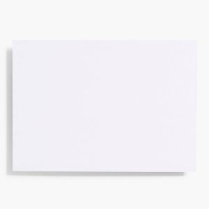 Pure White A7 Note Cards