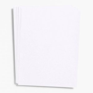 Pure White Card Stock 8.5 x 11