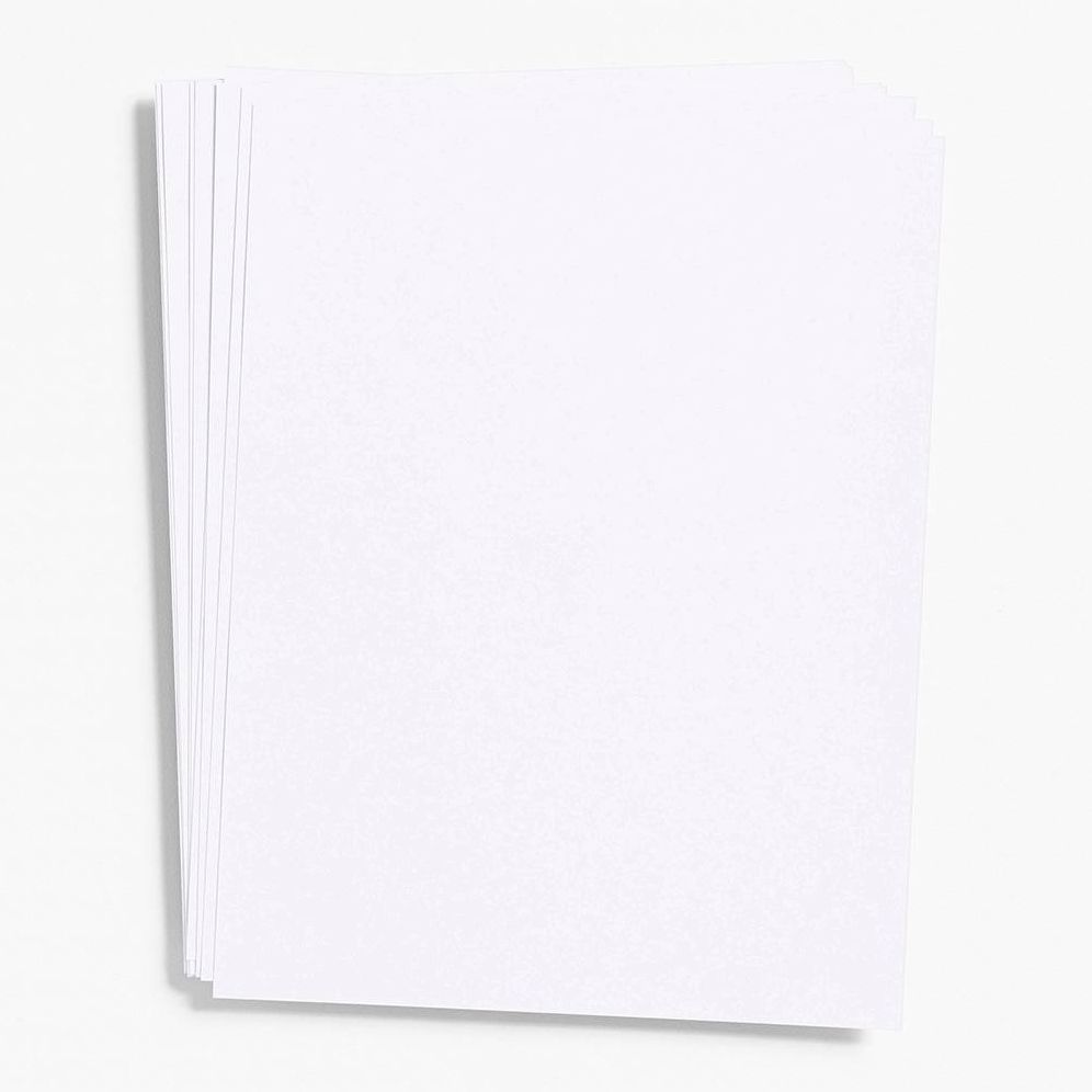 Pure White Card Stock 8.5 x 11