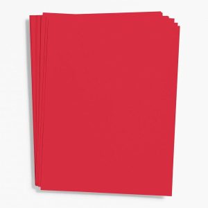 Red 8.5 x 11 Paper