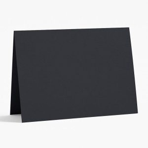 Black A6 Folded Cards