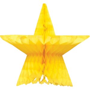 Honeycomb Star. Yellow