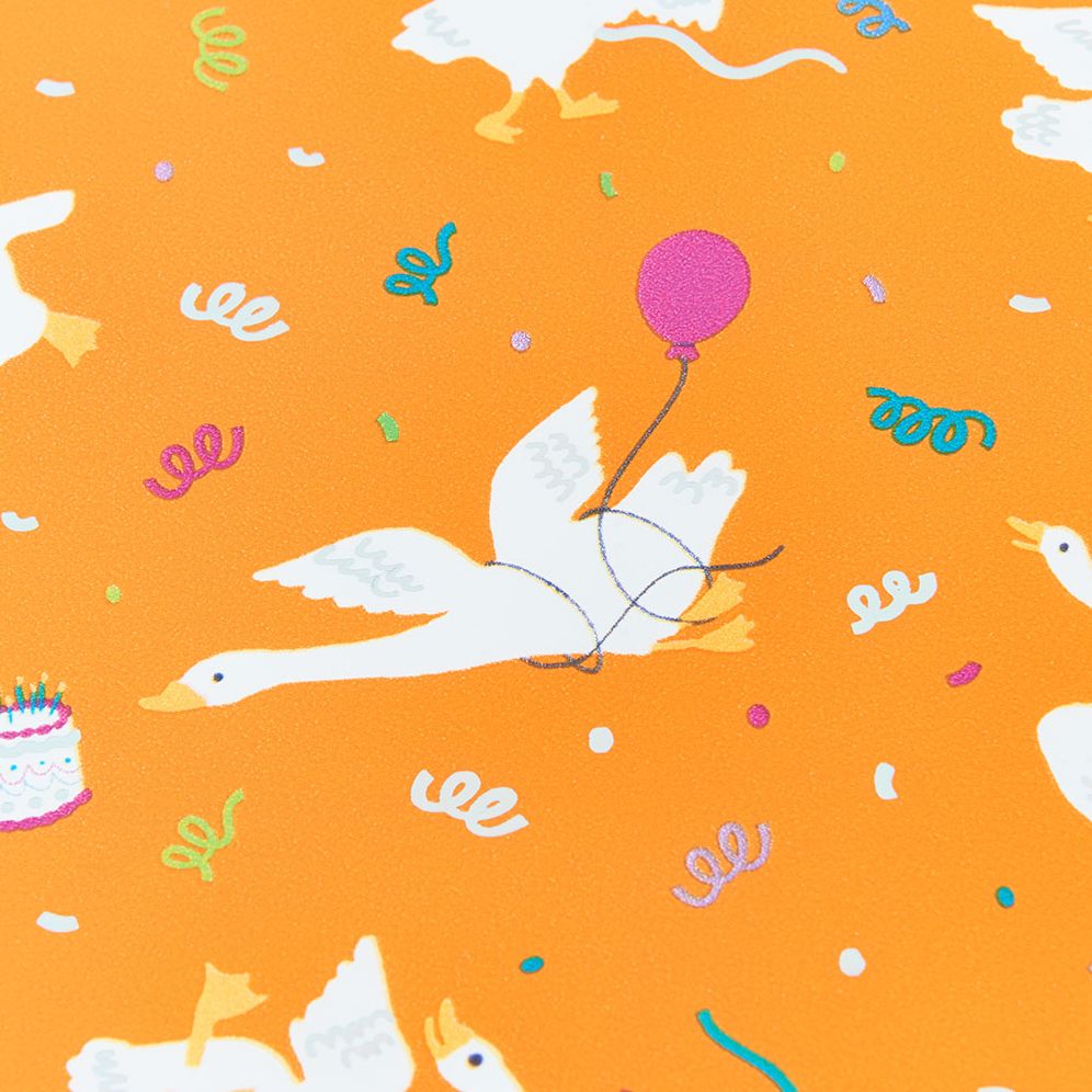 Silly Geese Party Stone Paper Wrapping Roll - Image 3