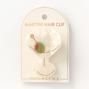 Martini Hair Clip