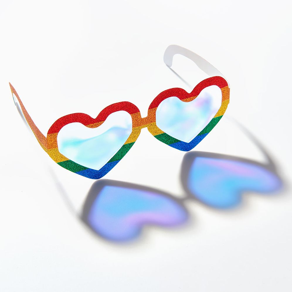 Rainbow Glitter Glasses - Image 3
