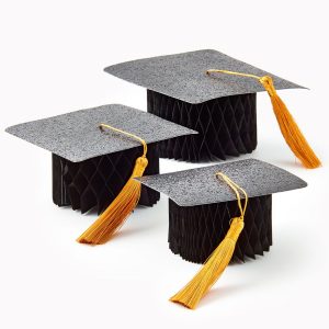 Graduation Cap Honeycomb Decor