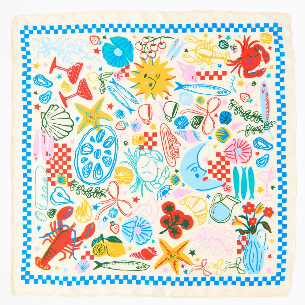 Coastal Satin Scarf - Image 2