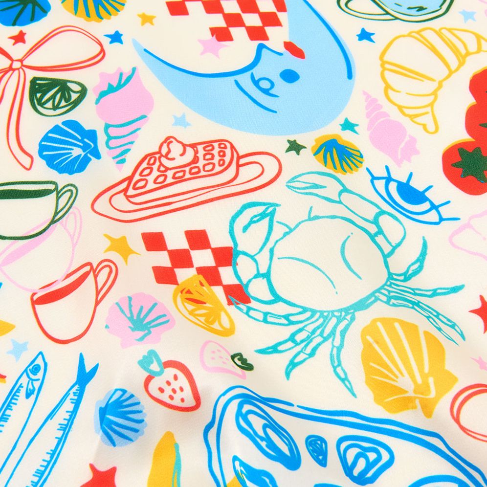 Coastal Satin Scarf - Image 3