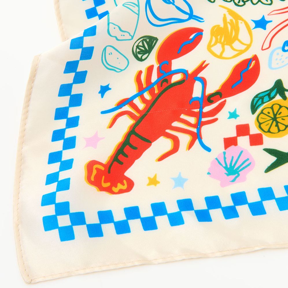 Coastal Satin Scarf - Image 4