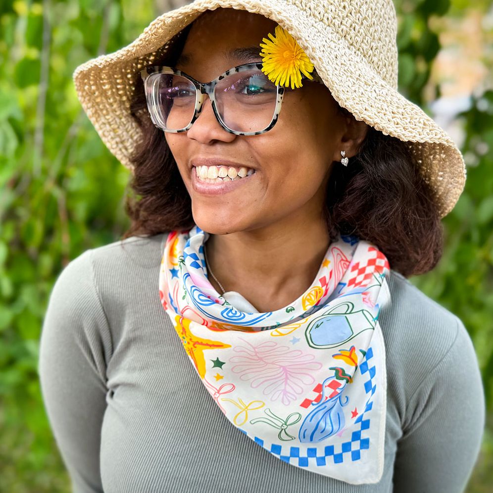 Coastal Satin Scarf - Image 7