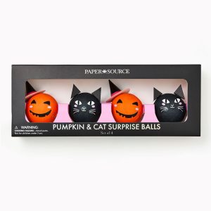 Halloween Cat and Pumpkin Surprise Balls