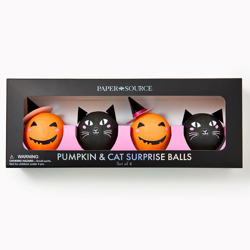 Halloween Cat and Pumpkin Surprise Balls - Image 2