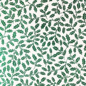 Holiday Glitter Leaves Handmade Paper