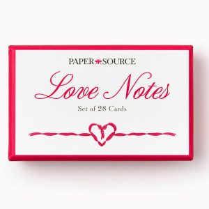 Valentines I Love You Because Mini Stationery Set
