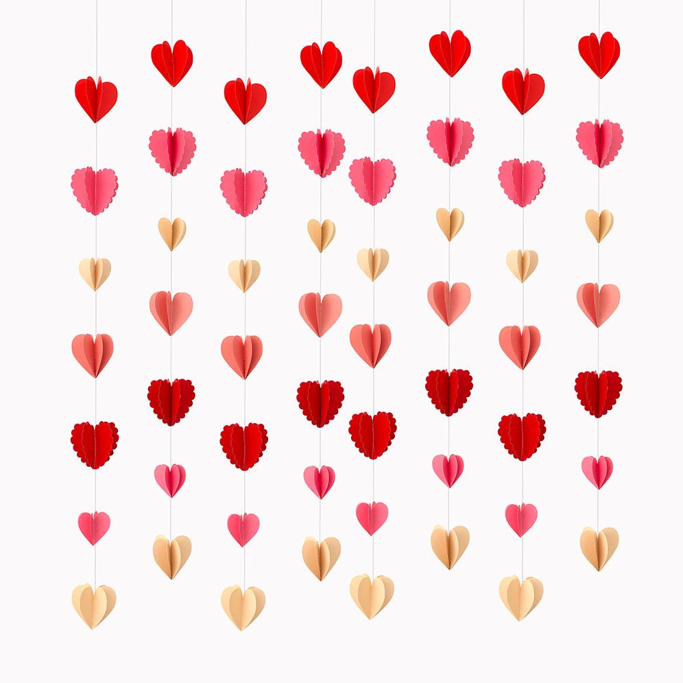 Heart Back Drop Set of 8 - Image 3