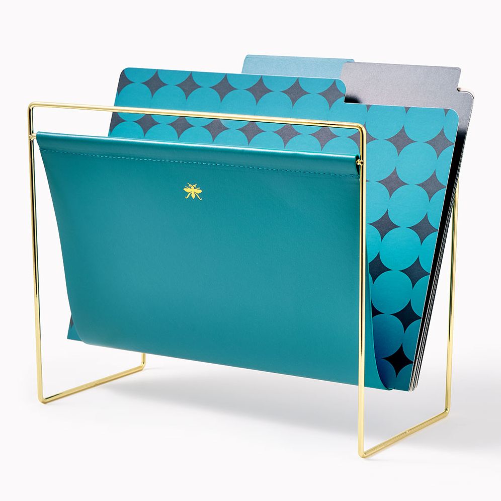 Teal Paper Wasp Hanging File Storage - Image 2