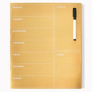 Wisteria Paper Wasp Weekly Magnetic Calendar
