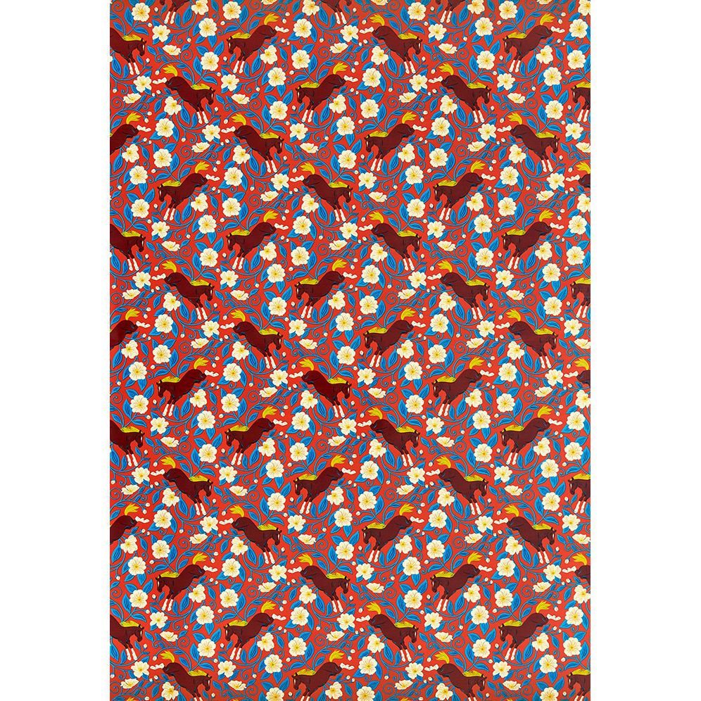 Wild Horse Roses Roll Wrap - Image 2