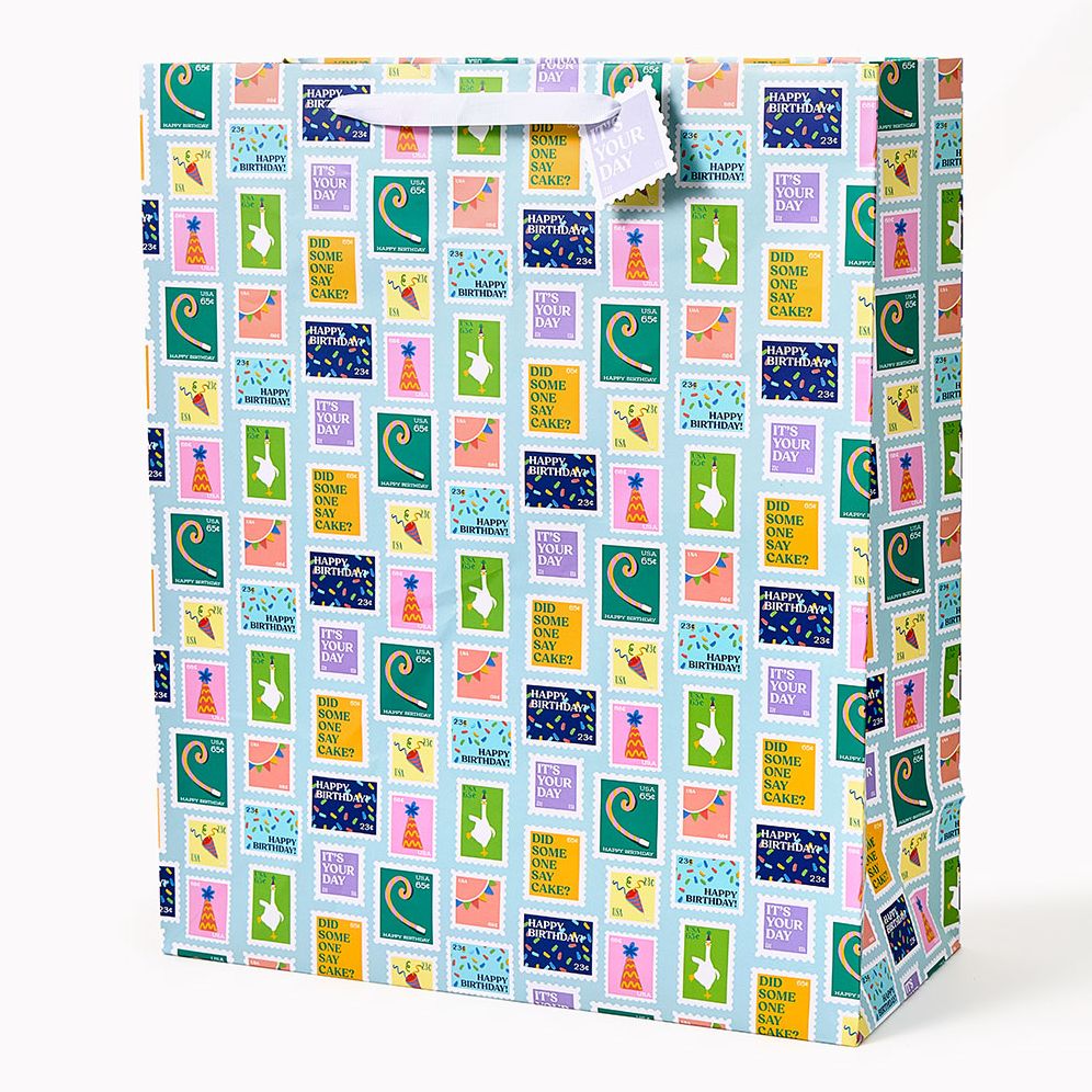 Birthday Stamps XL Gift bag