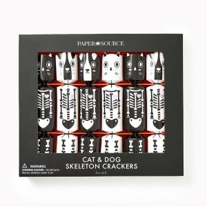Cat and Dog Skeleton Party Crackers