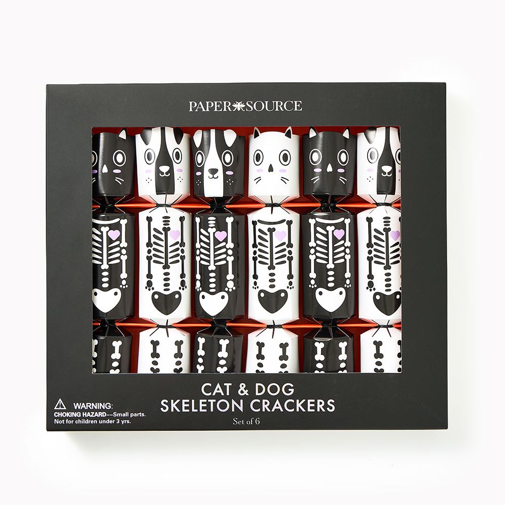 Cat and Dog Skeleton Party Crackers