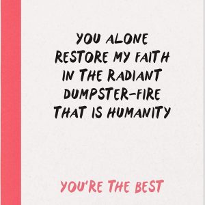 Dumpster Fire Friendship Card