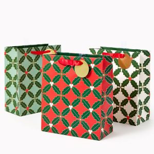Holly Argyle Medium Gift Bags. Set of 3