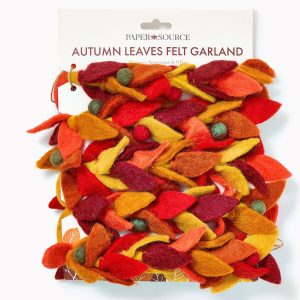 Autumn Leaves Felt Garland