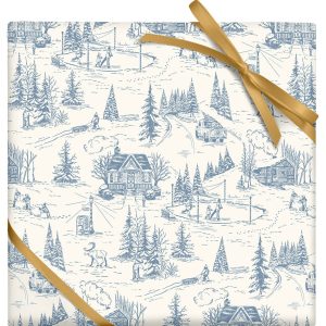 Elegant Toile Textured Wrapping Paper