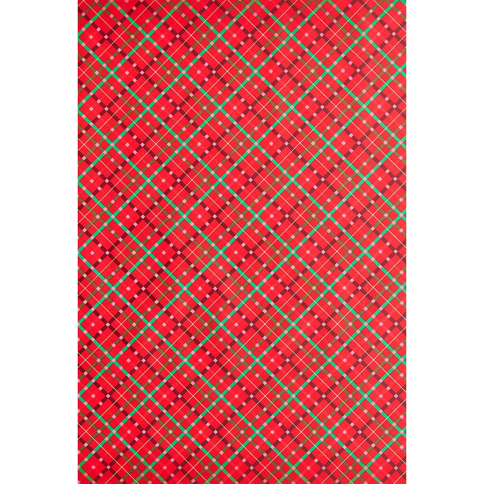 Holidazzle Plaid Stone Wrapping Paper - Image 2