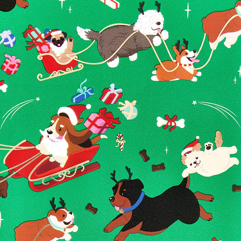 Santa Paws Stone Wrapping Paper - Image 3