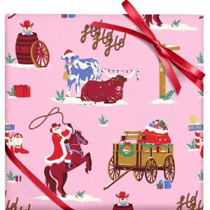 Howdy Holidays Wrapping Paper