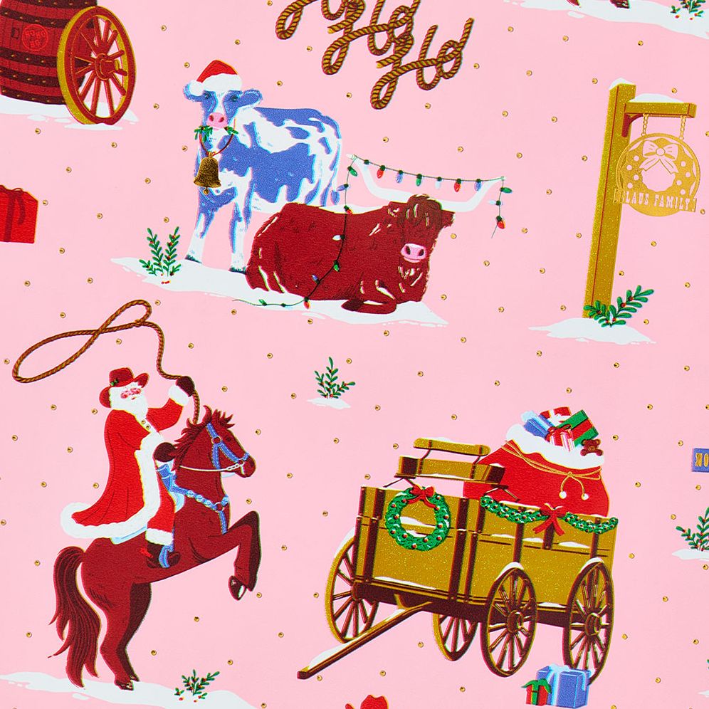 Howdy Holidays Wrapping Paper - Image 2