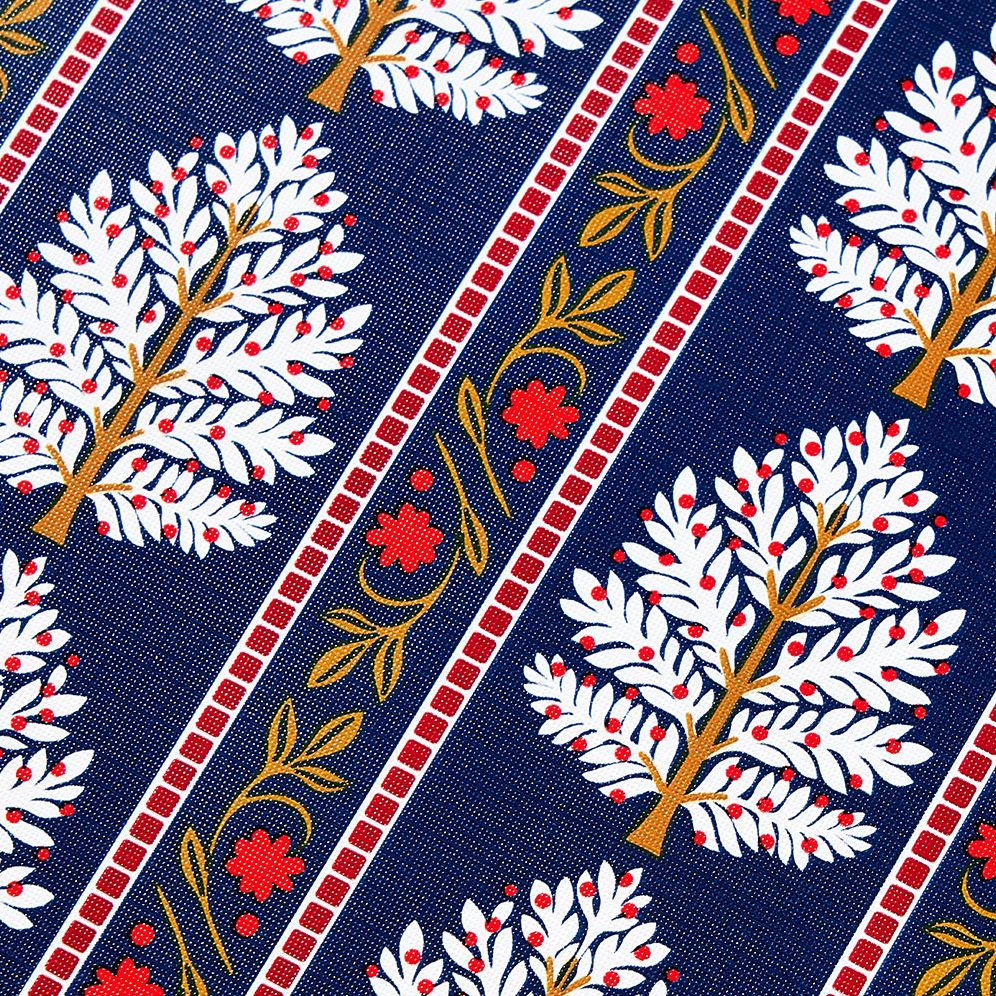 Tree Stripes Textured Wrapping Paper - Image 2
