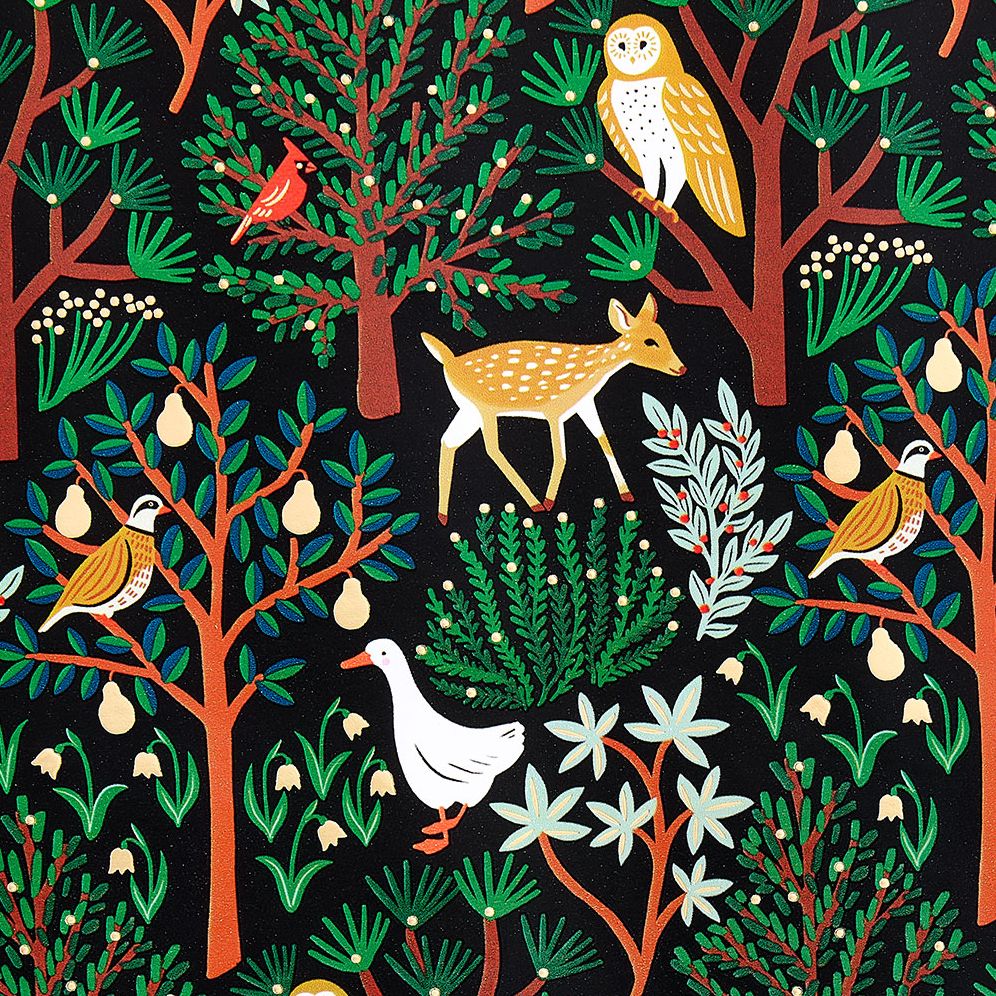 Winter Forest Wrapping Paper - Image 3