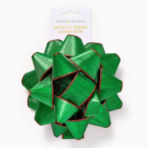 Metallic Green Jumbo Bow