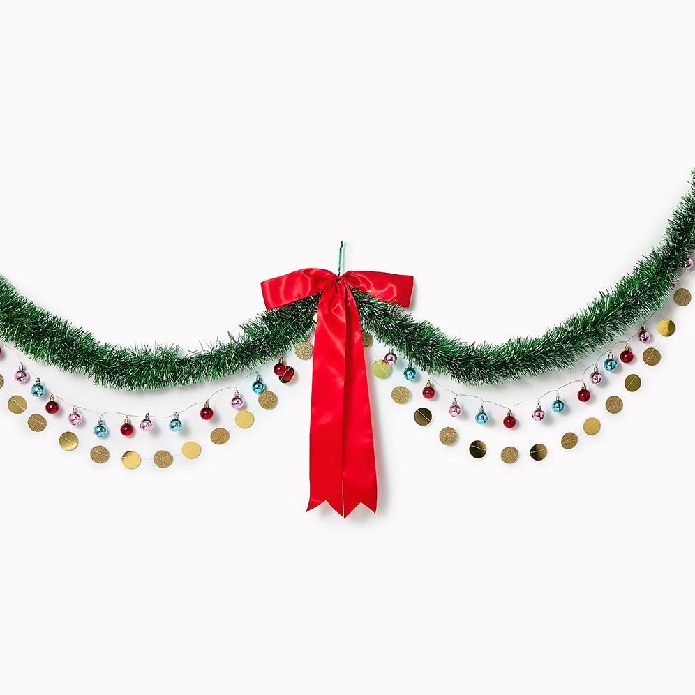 Tinsel and Ornament Garland - Image 2
