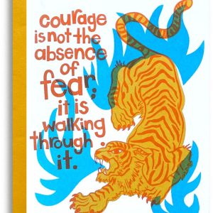 Courage Tiger Friendship Card