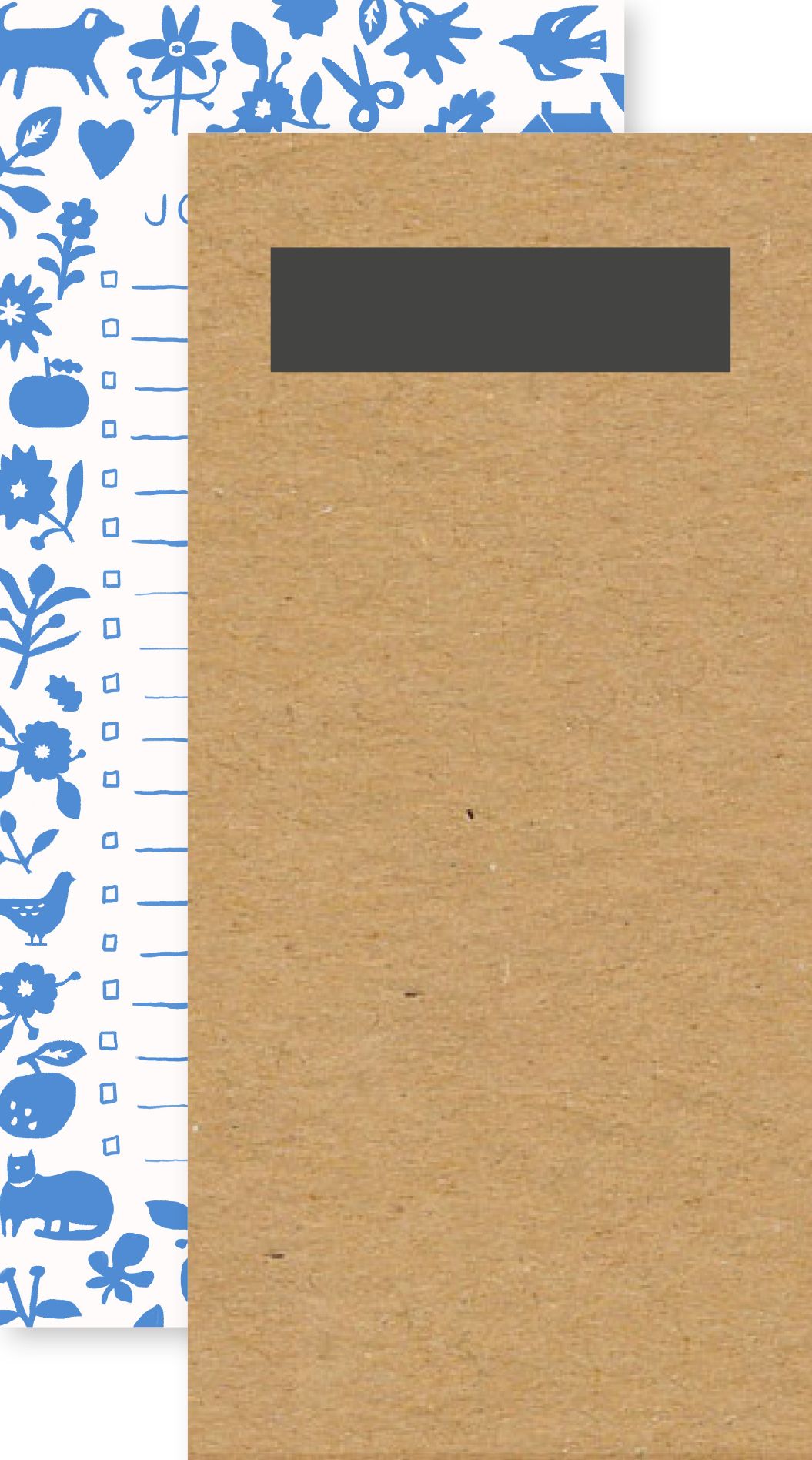 Blue Folk Market Magnetic Stationery List Pad - Image 3